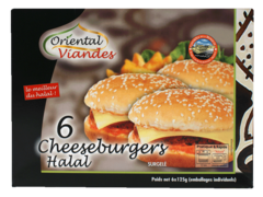 Cheeseburger Halal ORIENTAL VIANDES, 750g