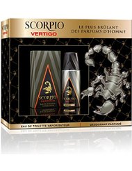 Scorpio coffret vertigo eau de toilette 75ml + deodorant 150ml