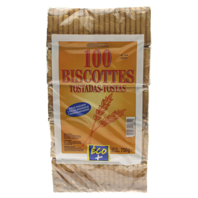 Biscottes Eco+ x100 5 Etuis fraicheurs - 750g