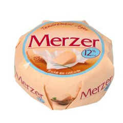 Fromage leger au lait pasteurise LE MERZER, 12%MG, 275g