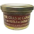 Foie gras de canard aux pistils de safran SAFRAN DU CHATEAU, 80g