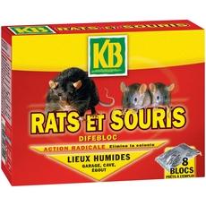Appat rodenticide pour rats et souris