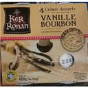 Ker Ronan Crèmes desserts au lait entier vanille Bourbon les 4 pots de 105 g