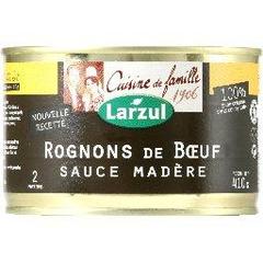 Larzul, Rognons de boeuf sauce Madere, la boite de 410g
