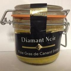 Diamant noir, Foie gras de canard entier, la verrine de 180 gr