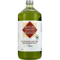 Savon de Marseille liquide a l'huile d'olive MAITRE SAVON DE MARSEILLE, 1l