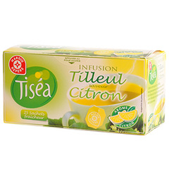 Infusion Tisea Tilleul Citron 25 sachets 35g