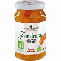 Rigoni di Asiago, Preparation de fruits oranges ameres bio - Fiordifrutta, le pot de 260 g