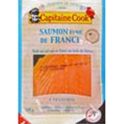 Capitaine Cook, Saumon fume de France, le paquet de 4 tranches - 120g