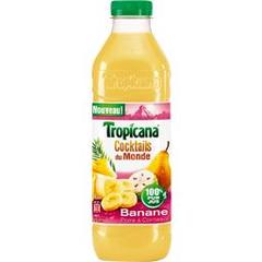 Tropicana, Cocktail du monde banane poire & corossol, la bouteille de 1 l