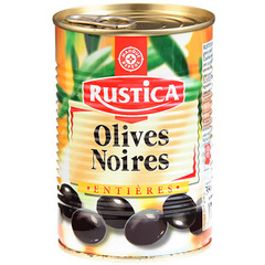 Olives Noirs Rustica Entiere 225g