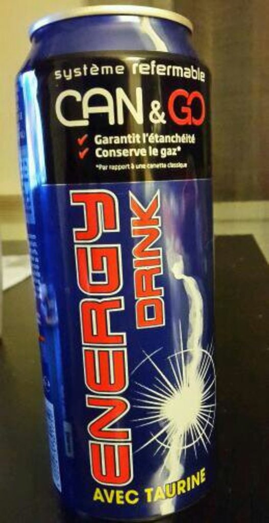 Energy drink refermable