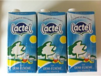 LACTEL Lait - Demi-écrémé - Vitamine D 6x1l