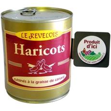 Haricots cuisines a la graisse de canard LE REVELOIS, 840g