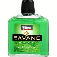 Williams, Apres-rasage vert sauvage, savane, le flacon de 125ml