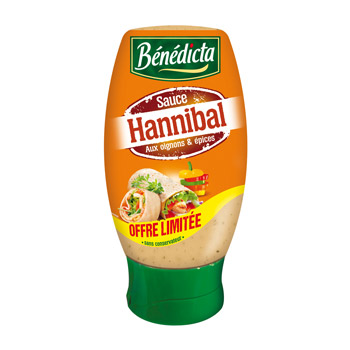 Benedicta sauce hannibal 260g offre limitée