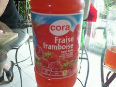 Cora boisson plate fraise framboise 2 l