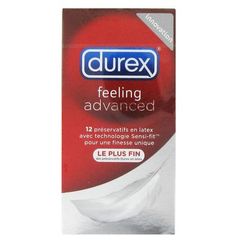 Preservatifs Feeling Advanced DUREX, 12 unites