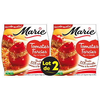 Tomates Farcis Marie Riz Oignons coulis 2x390g