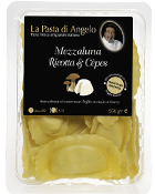 Mezzaluna fromage ricotta et cèpes