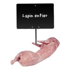 Votre boucher a sélectionné Lapin entier nu la pièce de 1,3 kg environ
