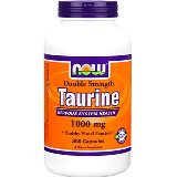 Now Foods Taurine Double Strength, 250 caps 1000 mg