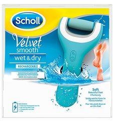 SCHOLL Velvet Smooth Wet/Dry Râpe Electrique Etanche et rechargeable