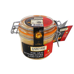 Labeyrie foie gras de canard entier bocal 190g