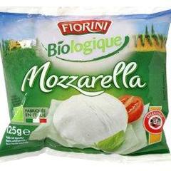 Mozzarella bio, le sachet de 125g