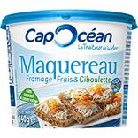 Maquereau et son fromage frais ciboulette CAP OCEAN, 140g