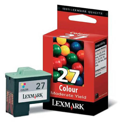 Lexmark, Cartouche 27 (10n0227), la cartouche d'encre de couleur