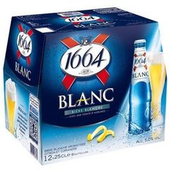 Biere blanche 1664 Blanc, 5°, 12x25cl