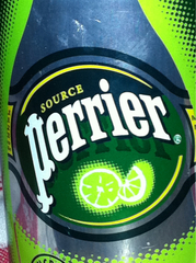 Eau gazeuse aromatisee Citron Vert Perrier boite 33cl Perrie