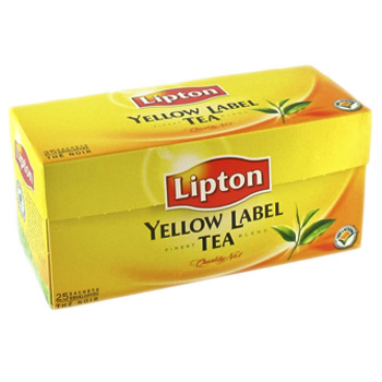 The Lipton yellow label tea x25 sachets de 50g