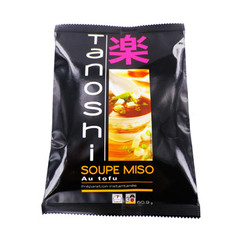 Tanoshi, Soupe instantanee miso au tofu, le sachet de 60,9 g
