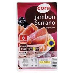 jambons Serrano 100g