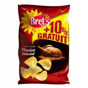 Chips saveur poulet braisé - Les Aromatisées 