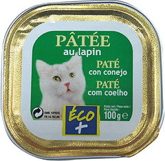Pâté de lapin pour chat Eco+ Barquette - 100g
