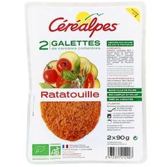 2 Galettes de céréales Ratatouille