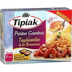 Tipiak, Petites gambas tagliatelles a la bretonne, la boite de 310 g