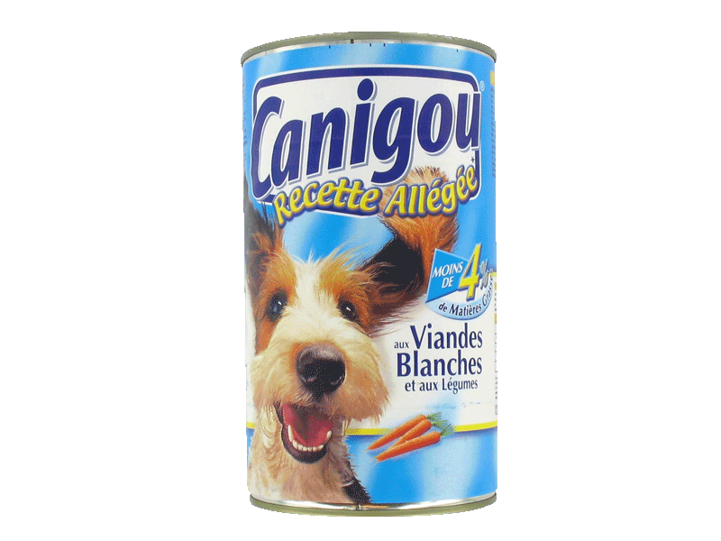 Aliment pour chien aux viande blanche et legumes CANIGOU, 1,24kg