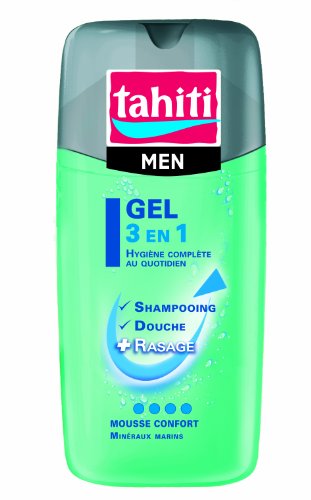 Tahiti Men gel shampooing/douche et rasage 3 en 1 300ml