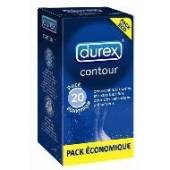 Preservatifs Contour DUREX, 20 unites
