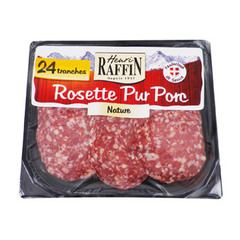 rosette pur porc 24 tranches henri raffin 200g
