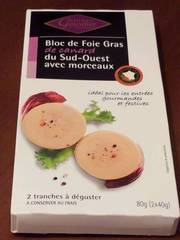 Foie gras de canard du Sud-Ouest avec morceaux