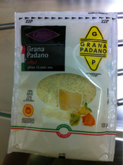 Grana padano, fromage râpé italien, affiné 15 mois