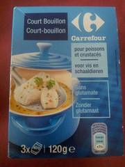 Court bouillon pour poissons et crustacés Carrefour
