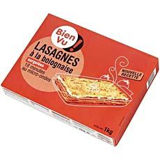 Lasagnes a la bolognaise BIEN VU, 1kg