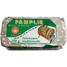 Beurre de baratte demi sel PAMPLIE, 250g