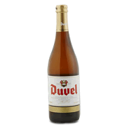 Bière blonde artisanale de spécialité belge DUVEL 8,5°, bouteille de 75cl
